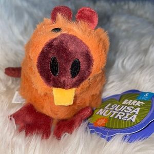 BARK Louisa Nutria small dog toy 0-20 lbs NWT